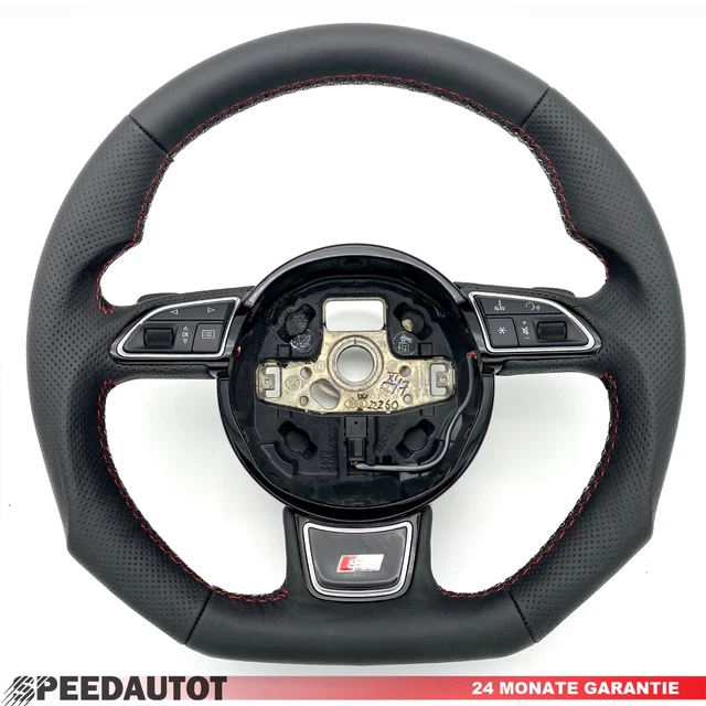 VOLANT RECOUVERT AVEC Cuir pour Audi A6 C6 4F 2004-2011 Mcarstyling EUR