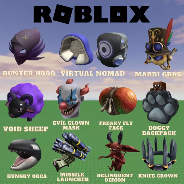 Roblox Mardi Gras Steampunk Mask Hat Toy Avatar Item Prime Gaming, Video  Gaming, Gaming Accessories, In-Game Products on Carousell