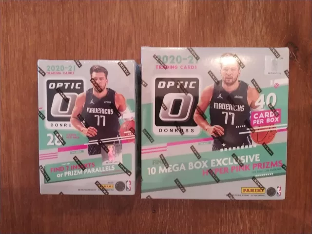 2020-21 Panini Donruss Optic Basketball MEGA Box +Blaster Factory Sealed Lot NBA