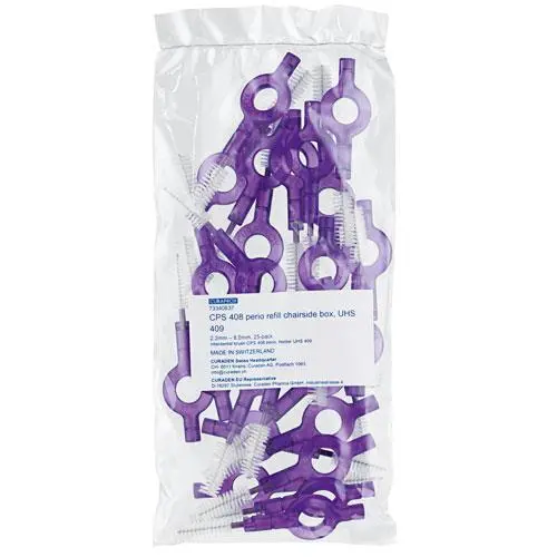 Curaprox CPS Perio Violet Interdental Brush Refill Pack Of 25