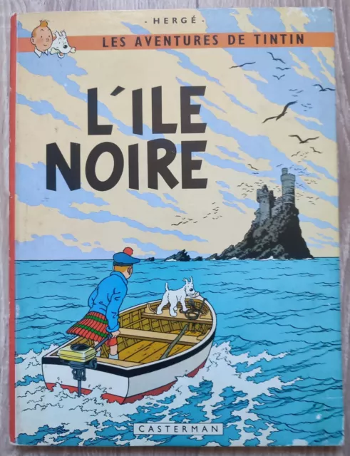 Eo Tintin L'ile Noire 1966 Herge Bob De Moor B36
