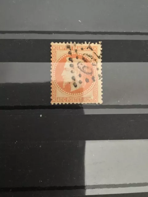 Lot 95 timbre de France type Napoleon III n°31obl losange GC