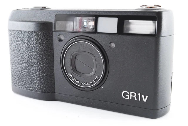 LCD Works [ Mint ] Ricoh GR1V Black 35mm Film Camera Point & Shoot Japan #823 2
