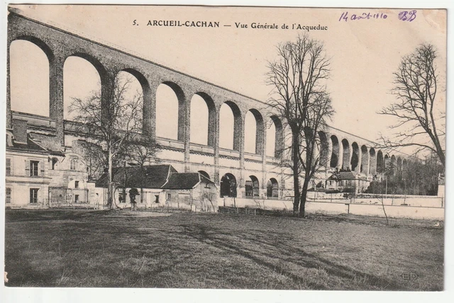 ARCUEIL CACHAN - Val de Marne - CPA 94 - vue de l' Acqueduc