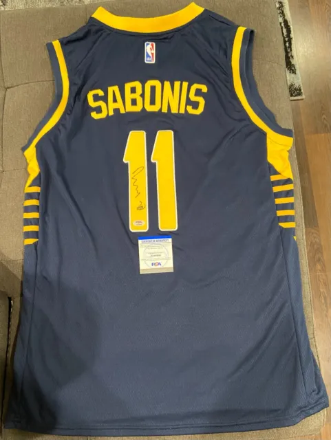 New NBA Domantas Sabonis Indiana Pacers Nike Dri fit Sewn Jersey, Men XL  52, NWT