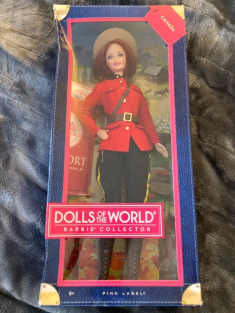 Barbie Collector Pink Label - Passport Dolls of the World - Canada - redhead