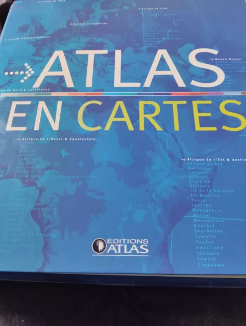 Classeur Atlas en 2 volumes avec des centaines de fiches