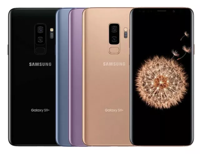 Samsung Galaxy S9 PLUS G965U GSM Factory Unlocked 64GB Smartphone- Image Burn