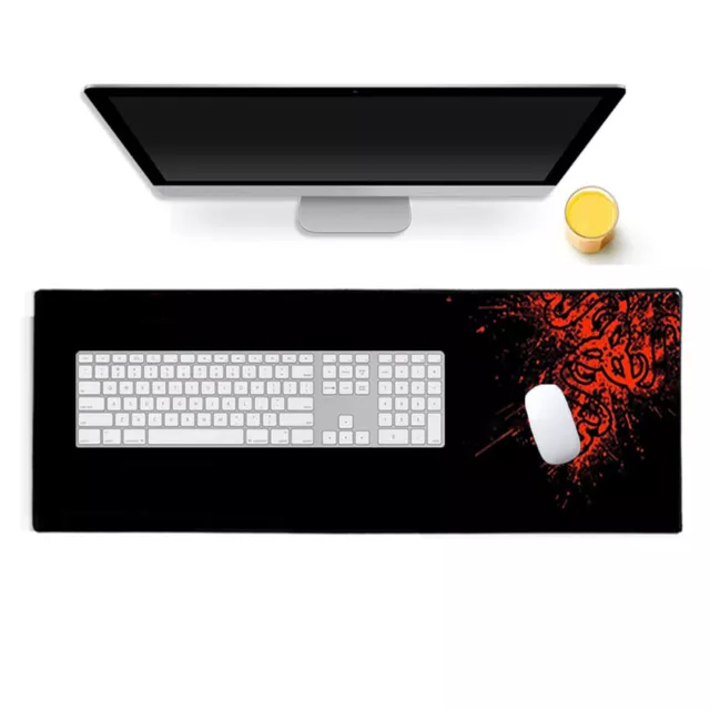 900x300mm Large Black Non-Slip Gaming Mouse Pad Mat Office Desk Mousepad XL Size 2