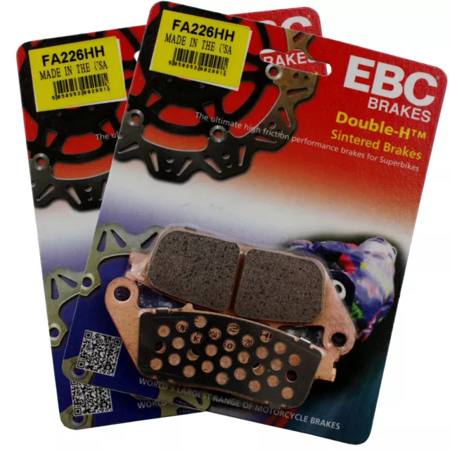 FITS HONDA CBR 600 FS/FT/FV/FW EBC FRONT BRAKE PAD PADS 1995-1998 FA226HH x2