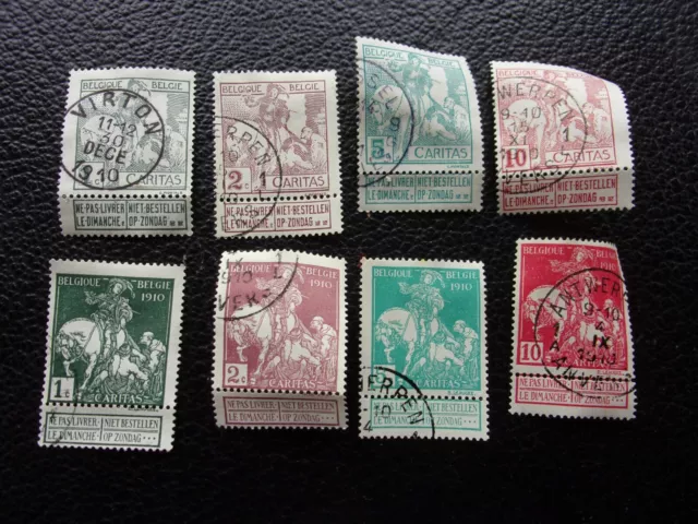 Belgien - Briefmarke Yvert / Tellier N° 84/91 Gestempelt (cyn26)