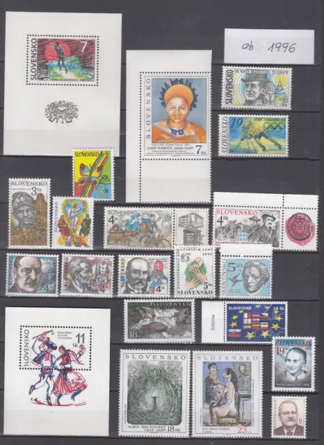 Slowakei  ab 1996   Kleines Lot  postfrisch / ** / MNH - Kleine Werte