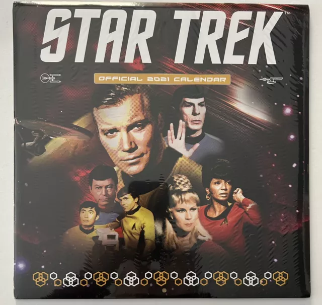 Star Trek The Original Series 2021 Calendar NEW & SEALED By Danilo
