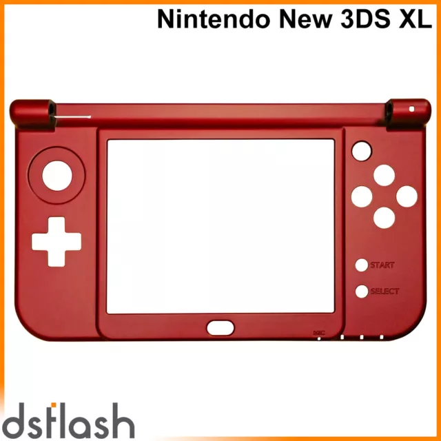 Carcasa Interior Nintendo New 3DS XL Rojo Inferior Intermedia Parte Abajo Roja