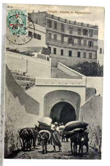 La Customs Tangier Morocco CPA Postcard 8371