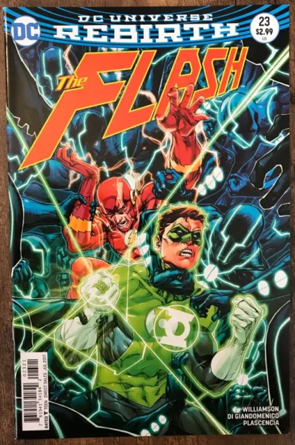 The Flash #23 By Williamson Green Lantern JLA DCU Rebirth Variant B NM/M 2017