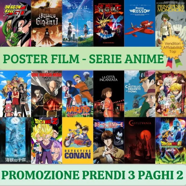 Poster Locandine 45X32Cm Serie Tv Film Anime Alta Qualità