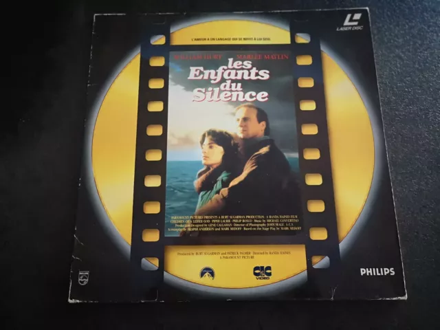 Laserdisc Pal Vf Film - Les Enfants Du Silence - 1986