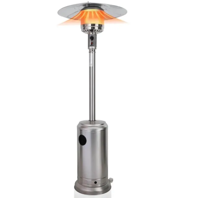 BNIB Outdoor Propane Gas Patio Garden Flame Heater, Black - CWPPH0100