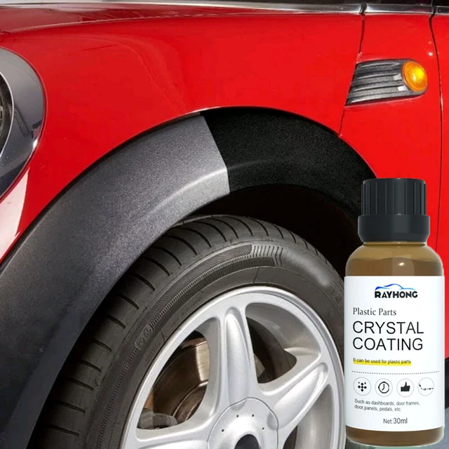Plastics Car Parts Restorer Crystal Coating Sponge Kit For Car Door Frame Panels