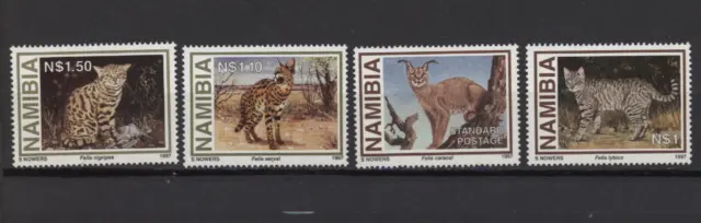 s47269 NAMIBIA MNH** 1997 Animali Gatti Selvatici 4v