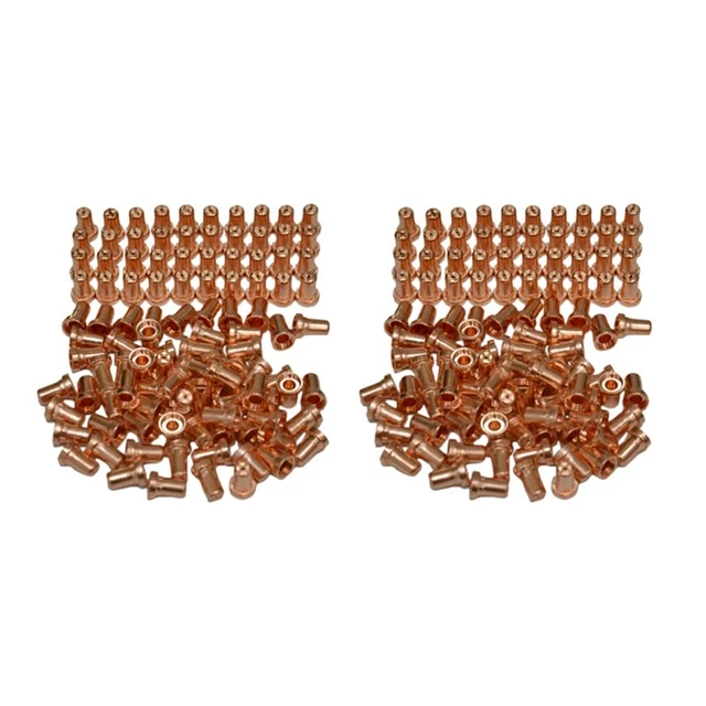 200pcs Advanced Tips 18866L Plasma Nozzles -40 Pt-31 Cutter Sweat ZubP9V1
