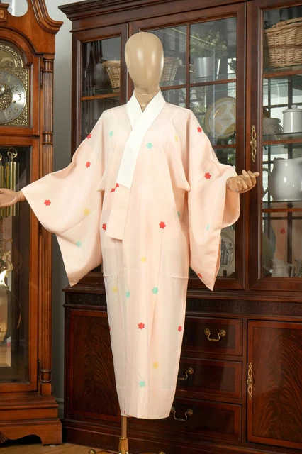 Dear Vanilla Japanese Juban Undergown Women's Kimono Inner Robe Genuine Vintage