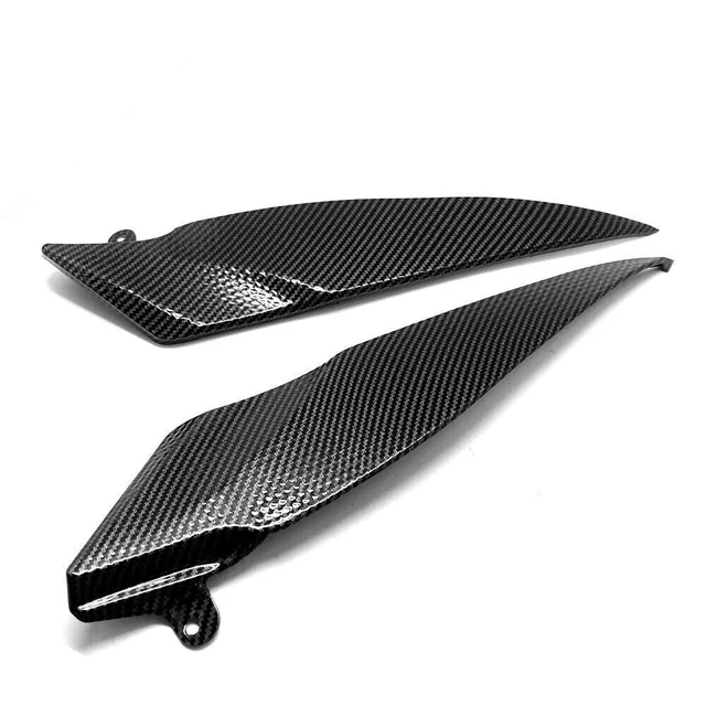 CARBON FIBER GAS Tank Side Trim Cover Guard Fairing For YAMAHA YZF R1
