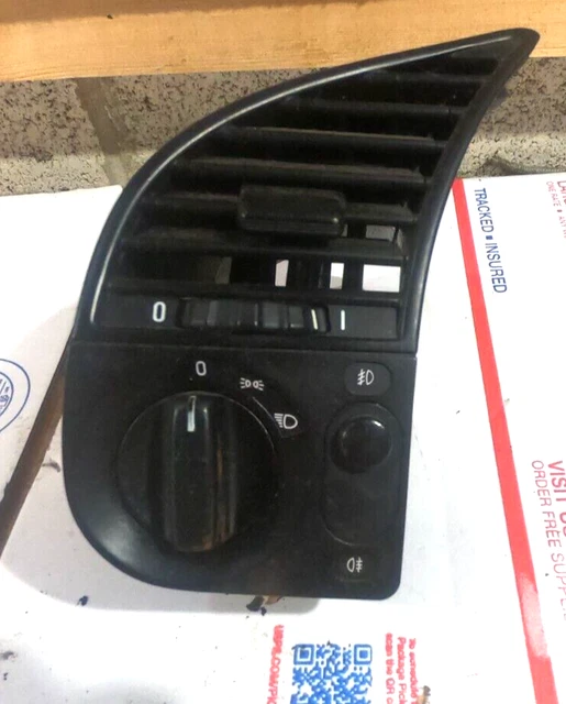 BMW E36 HEADLIGHT & Fog Light Switch/Air Vent Panel 19921999 OEM BMW
