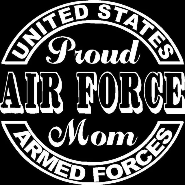 Proud Air Force Mom Seal Cut Vinyl Car Truck Window Sticker Decal US Seller