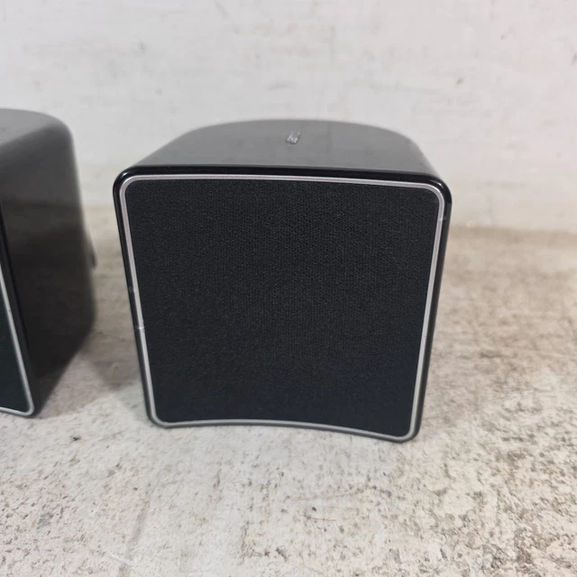 JAMO SATELLITE SPEAKERS Pair Black Compact Home Cinema Surround Sound ...