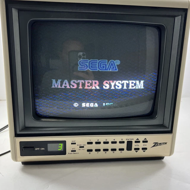 VINTAGE ZENITH SPACE Command Cube TV F0920A Medical 9" CRT Monitor