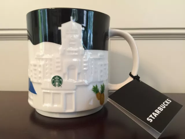 Starbucks China Shanghai 16oz Relief Mug 