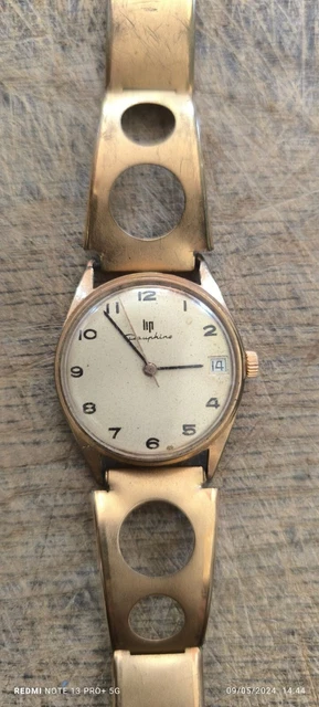 Cadran De Montre LIP R184 Dauphine Electric Plat – Neuf Sans Boîte, Origine France