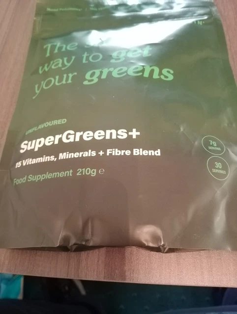 SMART PROTEIN SUPER Greens + Powder 210g bag Food Supplement. 15 ...