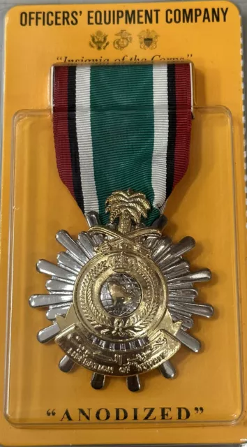 Genuine (Saudi Arabia) Liberation of Kuwait Full Sized Medal U.S Military