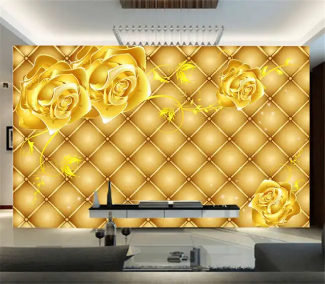 Pulpy Yellow Sofa 3D Full Wall Mural Photo Wallpaper Printing Home Kids Decor 3