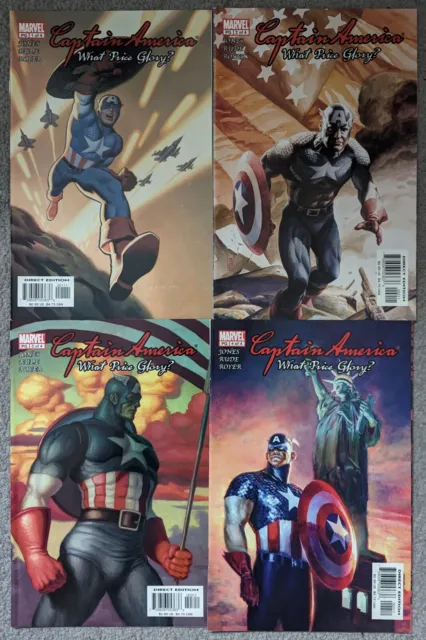 Marvel Captain America What Price Glory? 1 2 3 4 Comics Bundle