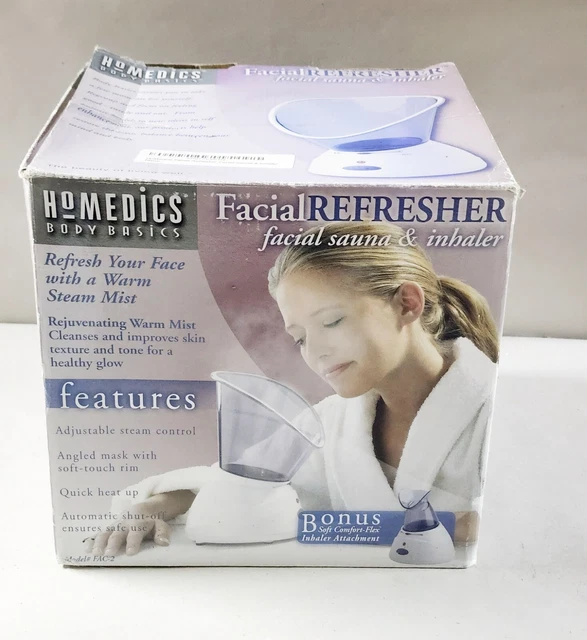 HOMEDICS FACIAL STEAMER and Inhaler Facial Sauna Body Basics Model FAC