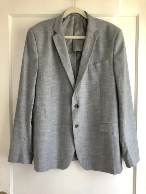 Versace Collection Wool Blend Gray Blazer Jacket Coat Size IT EU 58 US 48 $1295