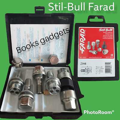 FARAD KIT BULLONI ANTIFURTO PER PEUGEOT 208 2003 > ZINCATI STARLOCK FARAD BULLONE DADI 
