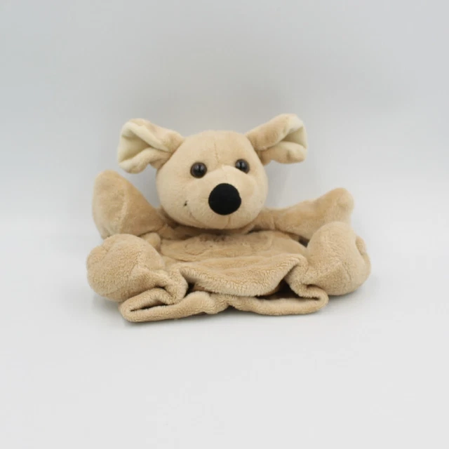 Doudou plat marionnette souris beige HISTOIRE D'OURS - 7377