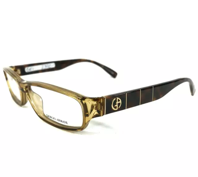 Giorgio Armani Eyeglasses Frames GA 422 PJF Clear Brown Tortoise 54-13-135