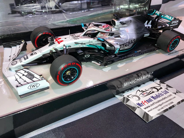 Miniature F1 Minichamps 1/18 – Mercedes W10 AMG F1 – Lewis Hamilton – GP Allemagne