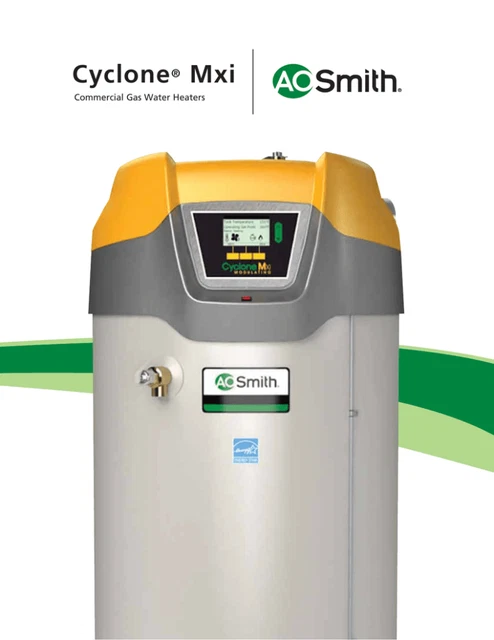 A.O. Smith 100234919 Cyclone MXI 100gal Tall 250 MBH Commercial Gas Water Heater
