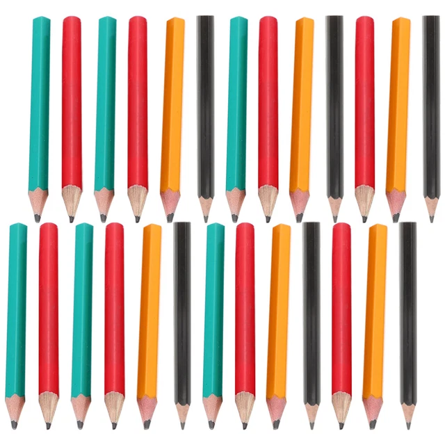 60 un. lápices para escribir niños lápices pequeños lápices cortos lápices de plástico