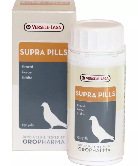 VERSELE LAGA Oropharma Supra Pills 250pil - Pilule De Vitesse À Base D'herbes