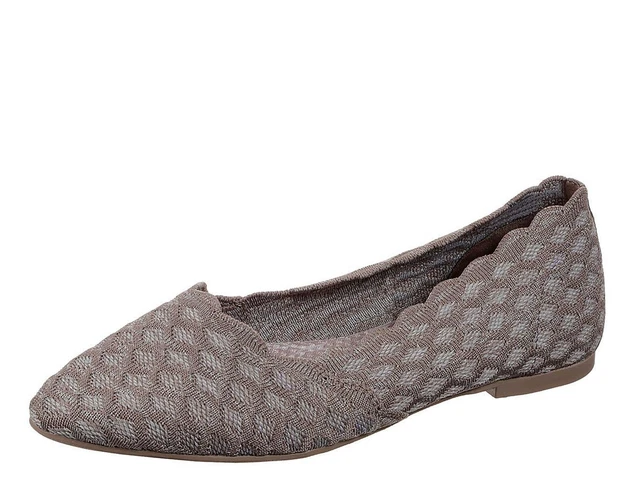 Skechers flats memory foam cleo discount