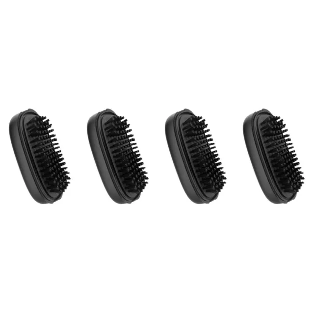 4 Count Cattle Hair Brush Equestrian Horse Cleaning Massager