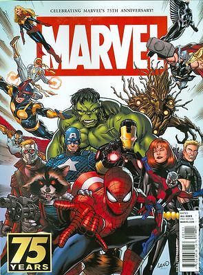 Marvel 75th Anniversary Magazine 1 DC Previews 1 Captain America, Batman, Hulk y